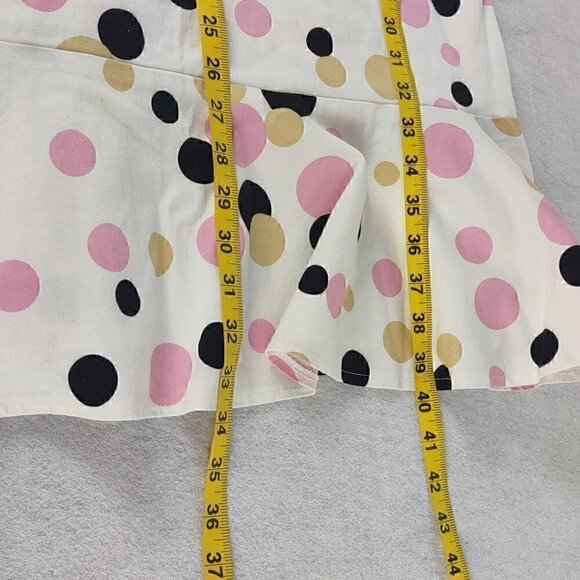Kim Rogers Sleeveless Polka Dot Cotton Midi Dress With Stretchy Back. Size 16 - Picture 7 of 9